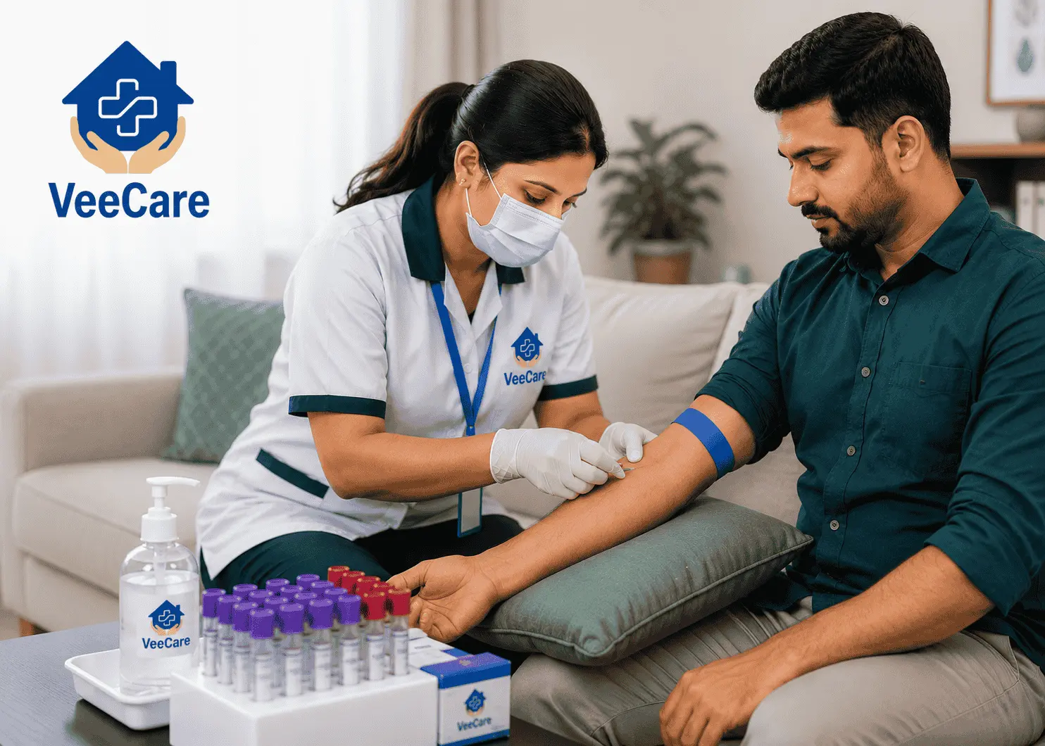Blood sample collection at home